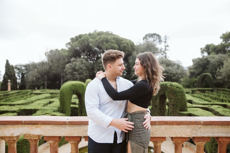 Surprise proposal at Parc del Laberint d’Horta
