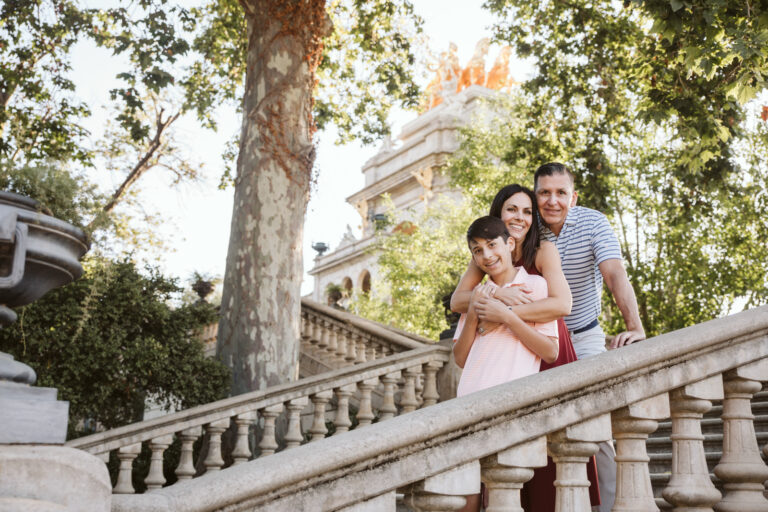 family photoshoot in Barcelona